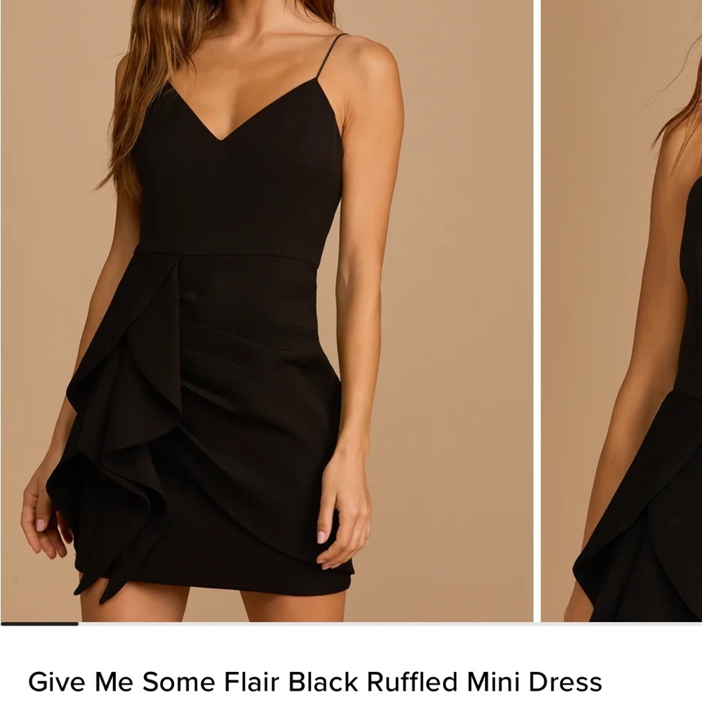 NWT Lulu’s Black Mini Dress